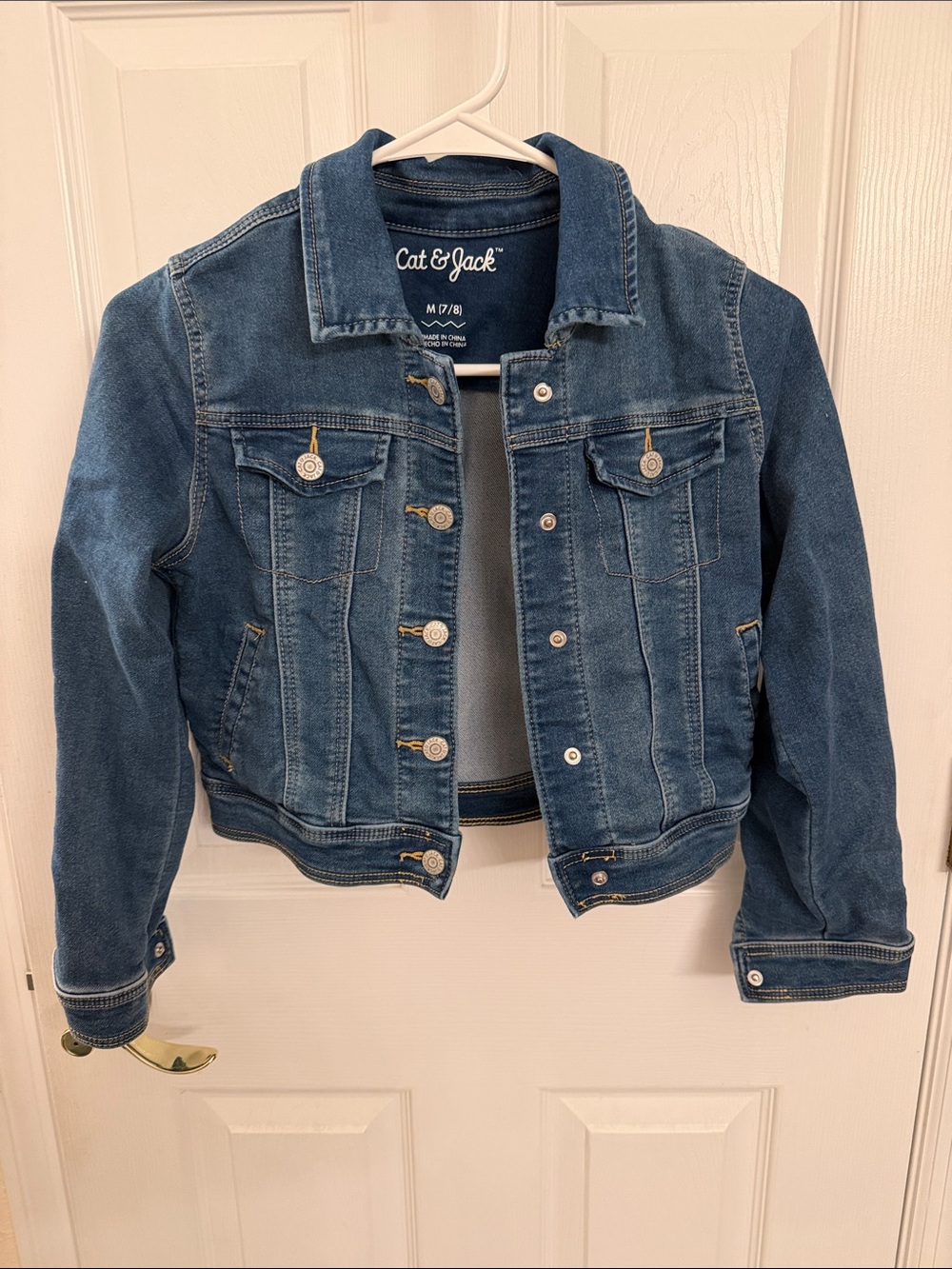 Cat & Jack Girls Blue Denim Jacket